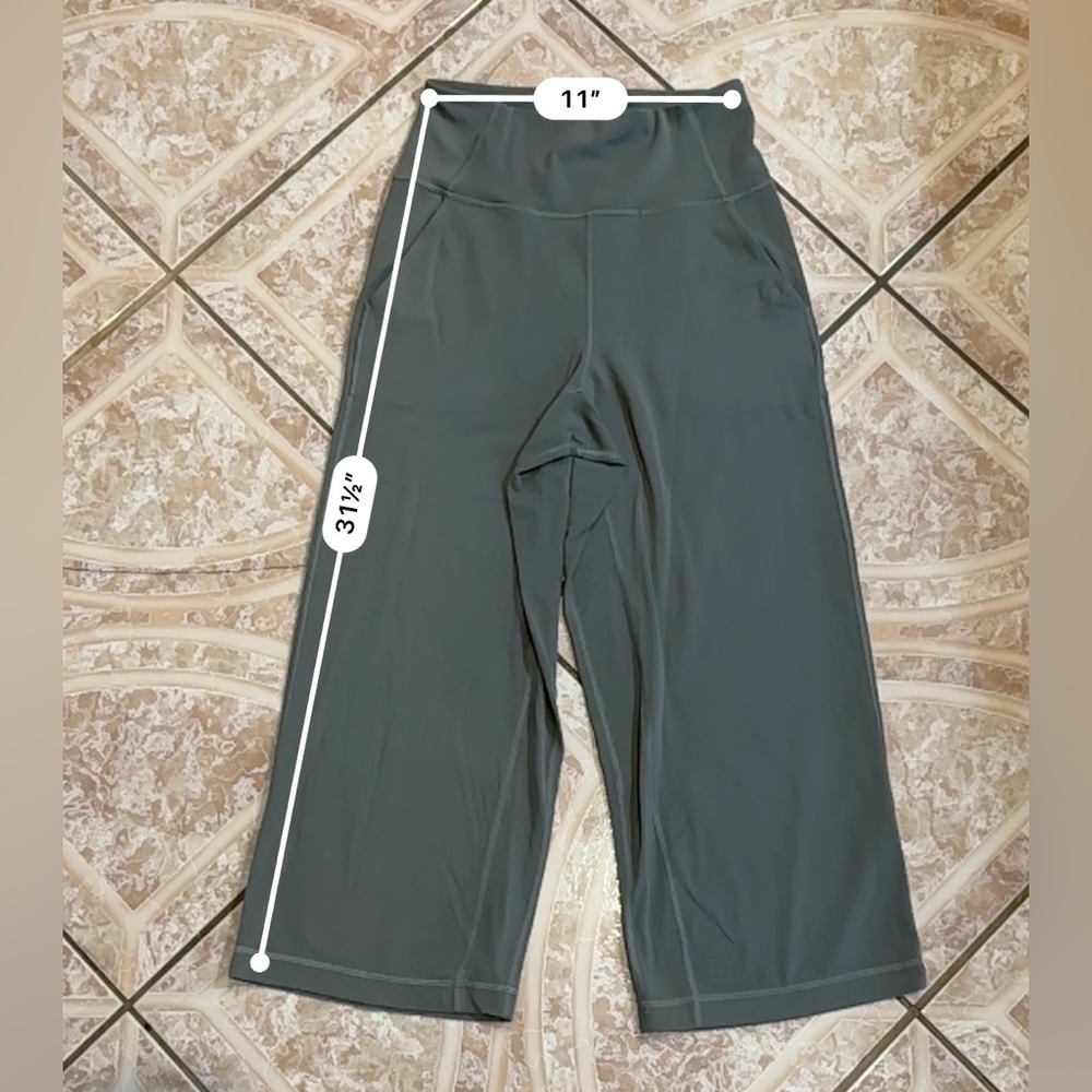 Lululemon Align High Rise Wide Leg Cropped Pant 23” - Picture 3 of 10